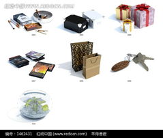 七款日常用品的3D模型图及其应用